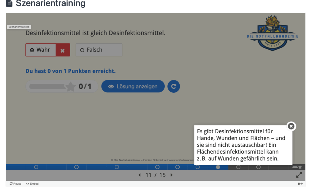 Szenarien statt Theorie: Lerne durch Wiederholung & Fehlerkorrektur – spielerisch, aber ernst.