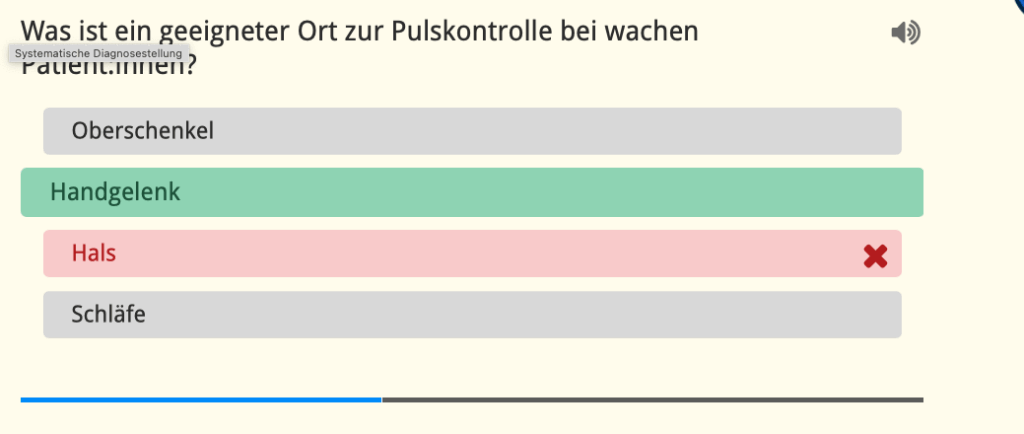 Interaktive Fragen mit direktem Feedback