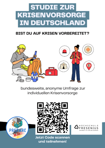 Flyer Studie zum Bevoelkerungsschutzund Krisenmanagement